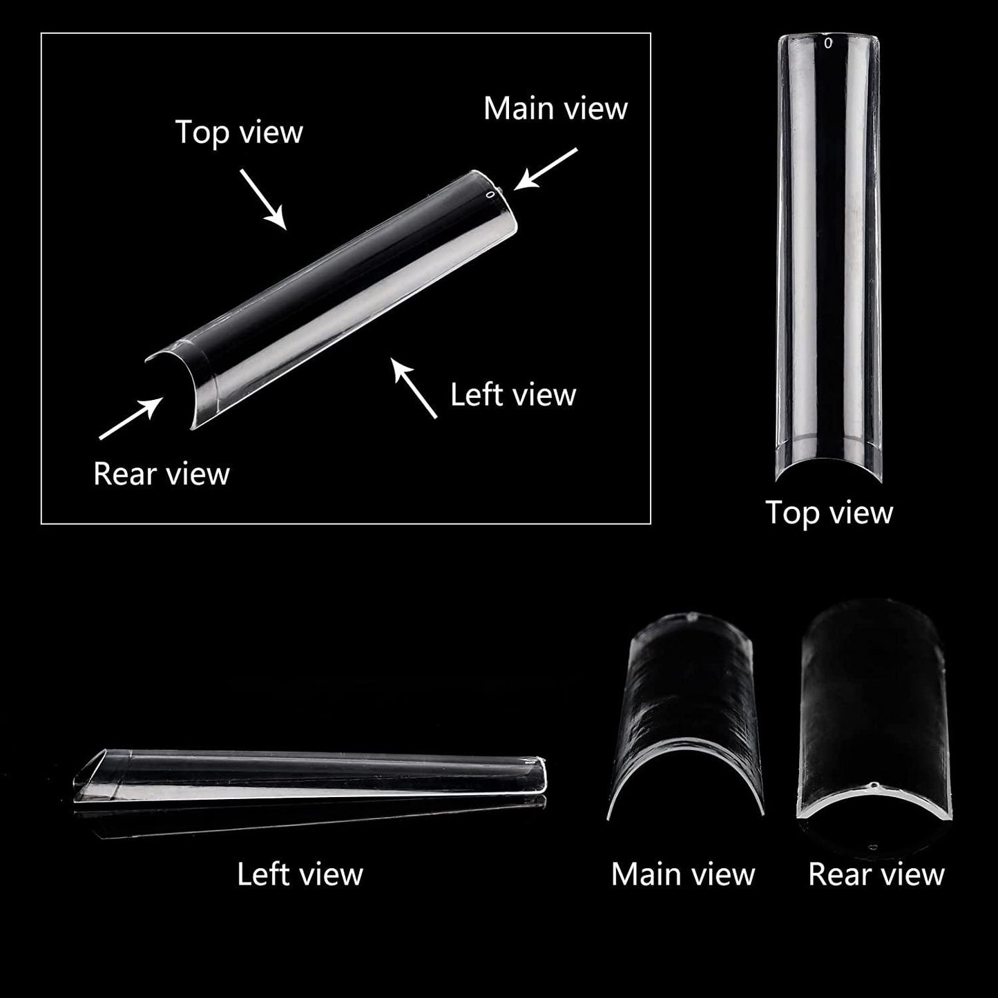 3XL Square Nail tips - Ongles Icy Acrylix